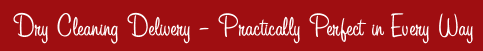 Dry Cleaning Delivery - Practically Perfect in Every Way