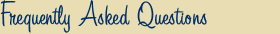 Frequently Asked Questions